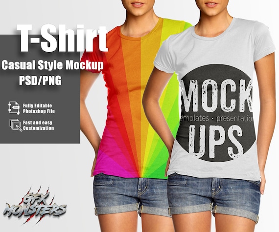 Download T Shirt Mockup Psd Instant Download T Shirt Top Mock Up Etsy