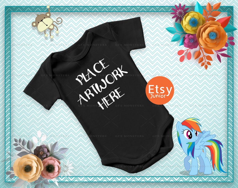 Download PSD/PNG/JPG Baby Vest Mockup Bodysuit Mock-up Onesie ...