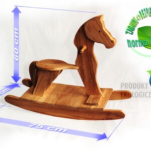 Wooden Rocking Horse image 5