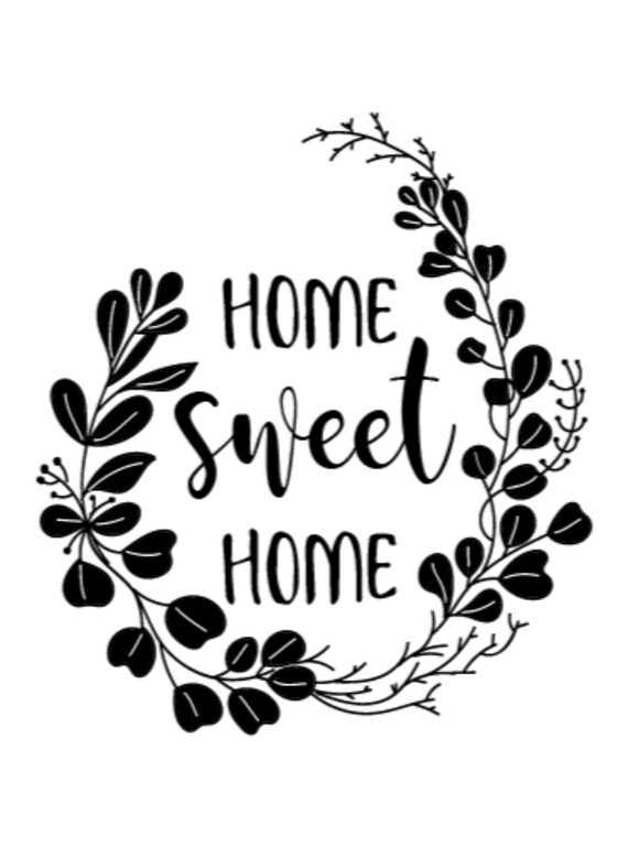 Reusable Stencil-HOME SWEET HOME-5x7Adhesive | Etsy