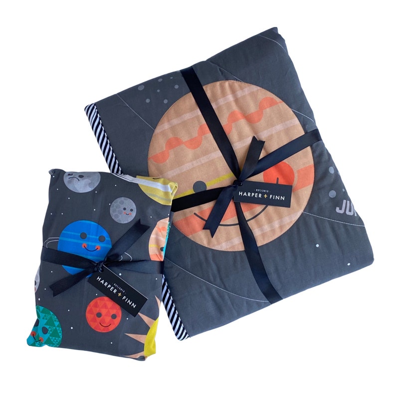 Outer Space Crib Bedding Set Solar System Crib Quilt Etsy
