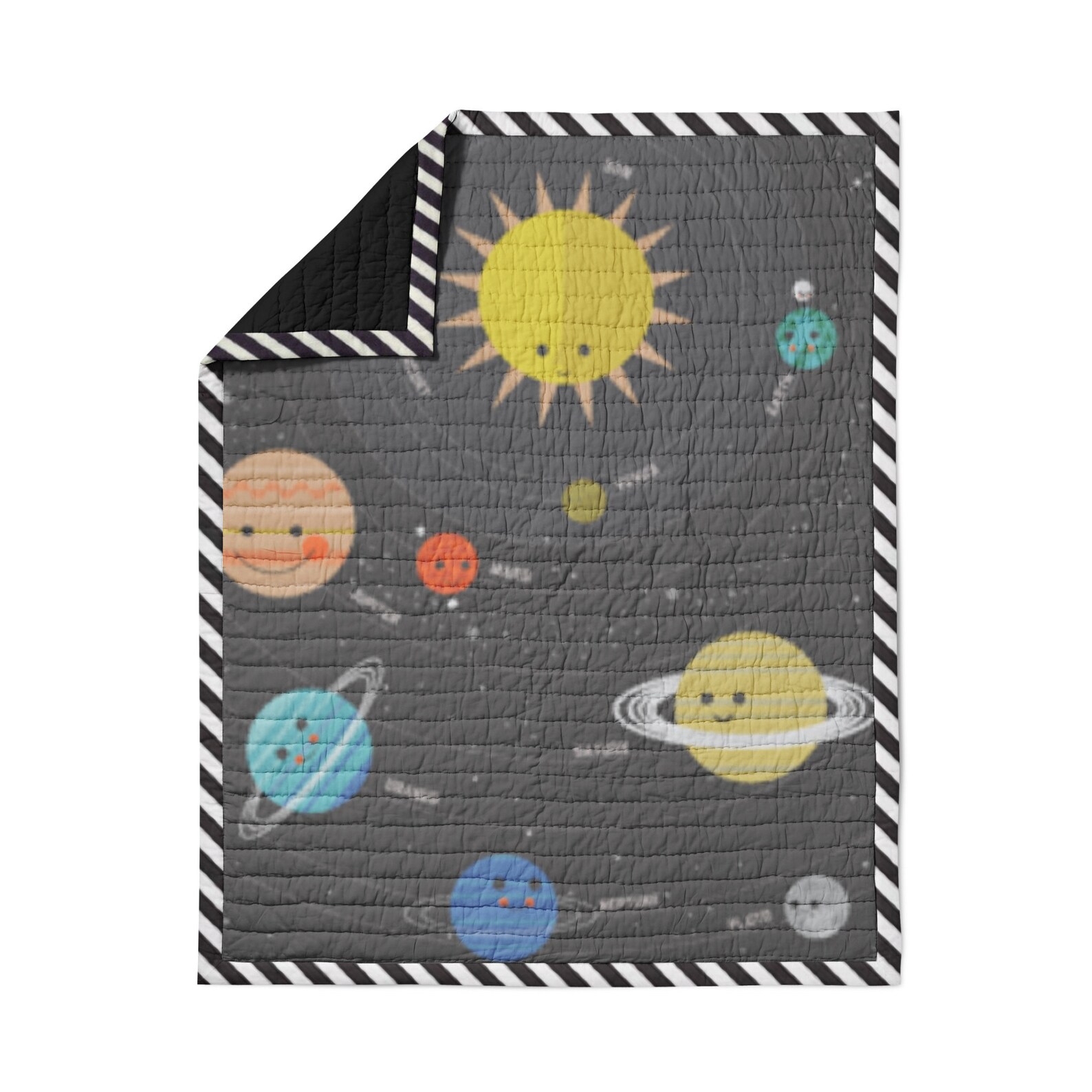 Outer Space Crib Bedding Set Solar System Crib Quilt Etsy