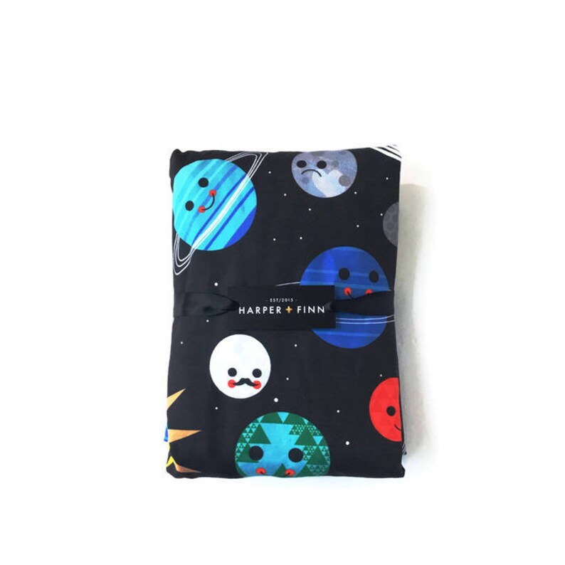 OUTER SPACE CRIB Sheet Solar System Baby Bedding Etsy