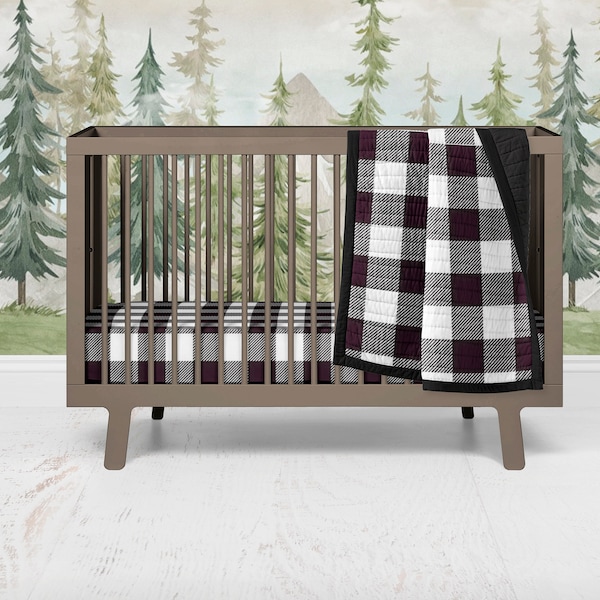 Buffalo Crib Sheet Etsy