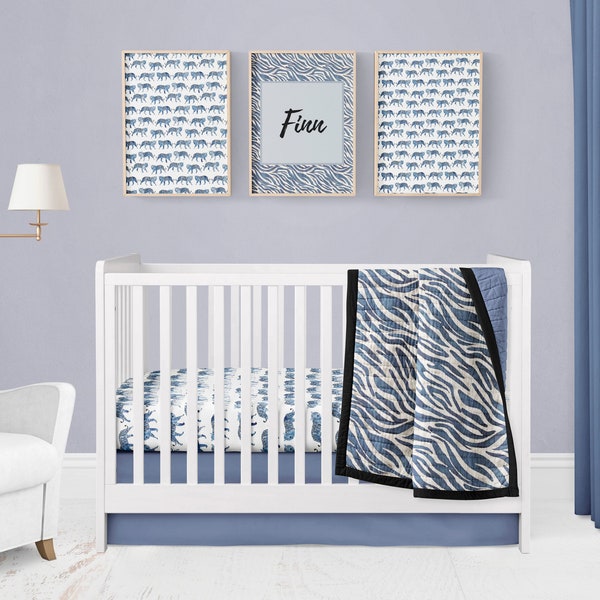 Zebra Crib Bedding Etsy