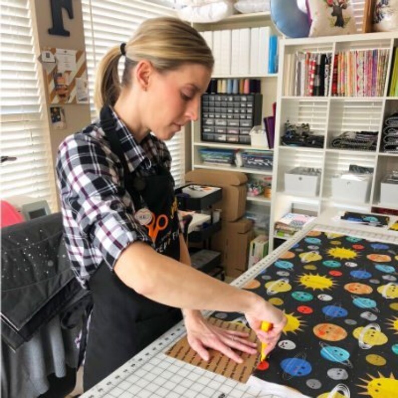 OUTER SPACE CRIB Sheet Solar System Baby Bedding Etsy