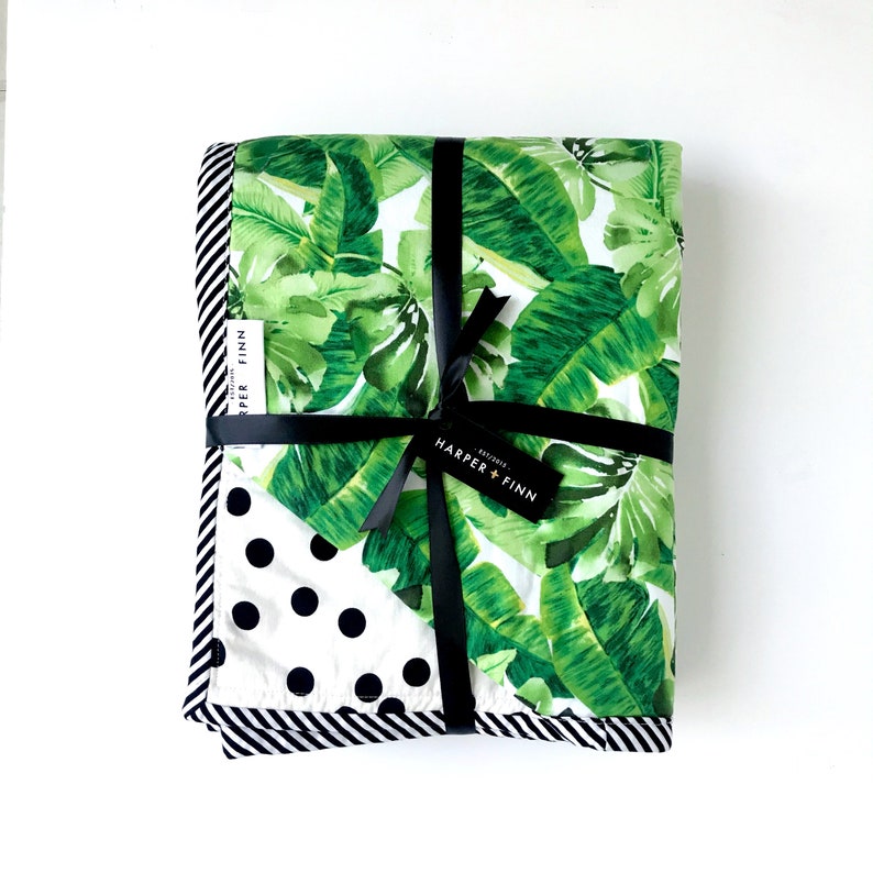 HAWAIIAN BABY CRIB Quilt 40in x 50in Tropical Baby Bedding Etsy