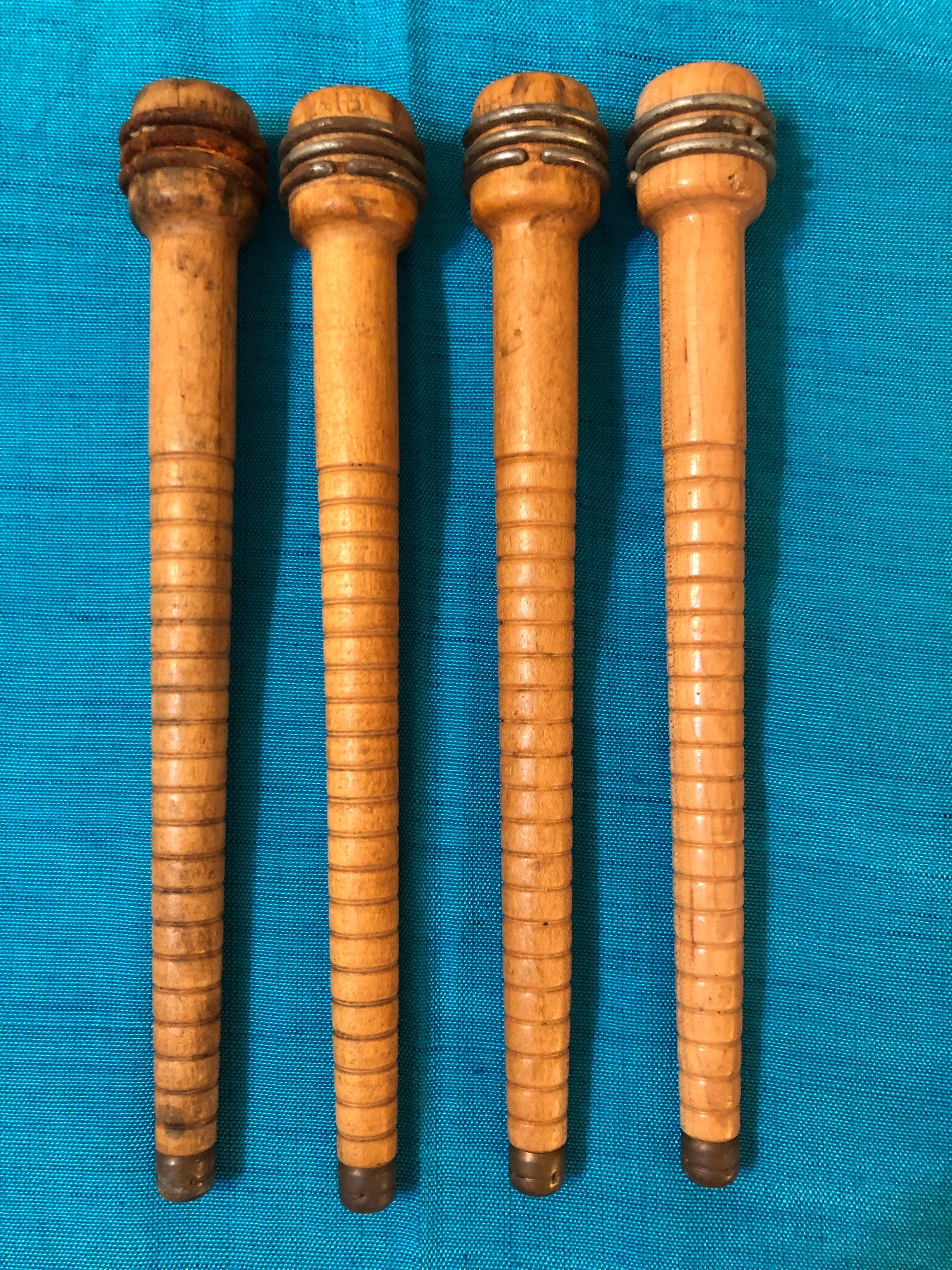 Art & Collectibles Memorabilia Vintage Textile Bobbins Wood Spindles