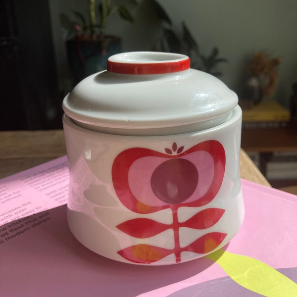 Krömer-Zolnir Spal Porcelain Retro Sugar Pot, Retro design