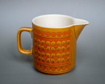 Retro Milk Jug, Hornsea England, Saffron