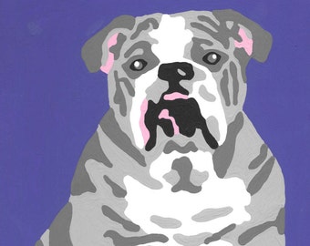 Bulldog Paint by Number Kit