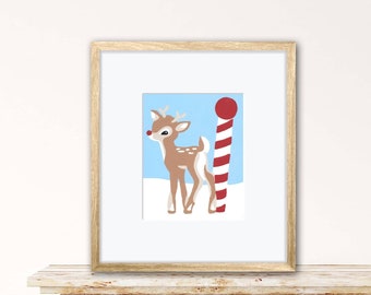 Rudolph Print - Digital Download