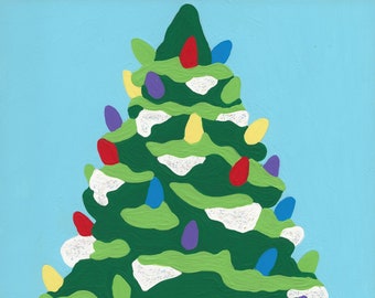 Paint by Number Kit - Ceramic Christmas Tree