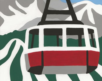 Ski Gondola Paint by Number Kit