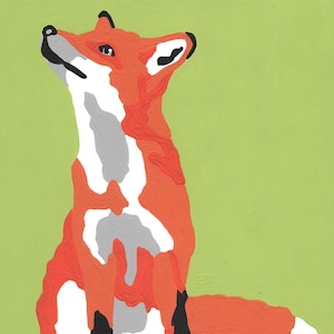 Red Fox Paint by Number Kit