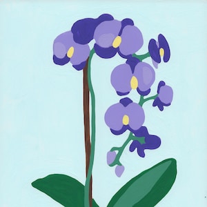 Orchid Paint by Number Kit