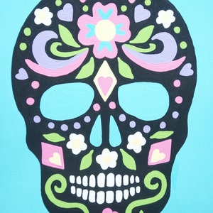 Sugar Skull Paint By Number Kit
