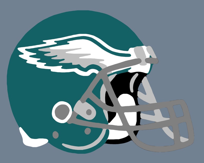 Custom Football Helmet Paint by Number Kit Etsy