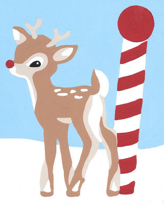 Paint By Number Kit Rudolph The Red Nosed Reindeer At The North Pole Perfect For Diy Paint Parties Paint By Number Kit Rudolph The Red Nosed Reindeer At The North Pole Perfect For Diy Paint Parties