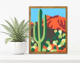 Cactus Print - Digital Download