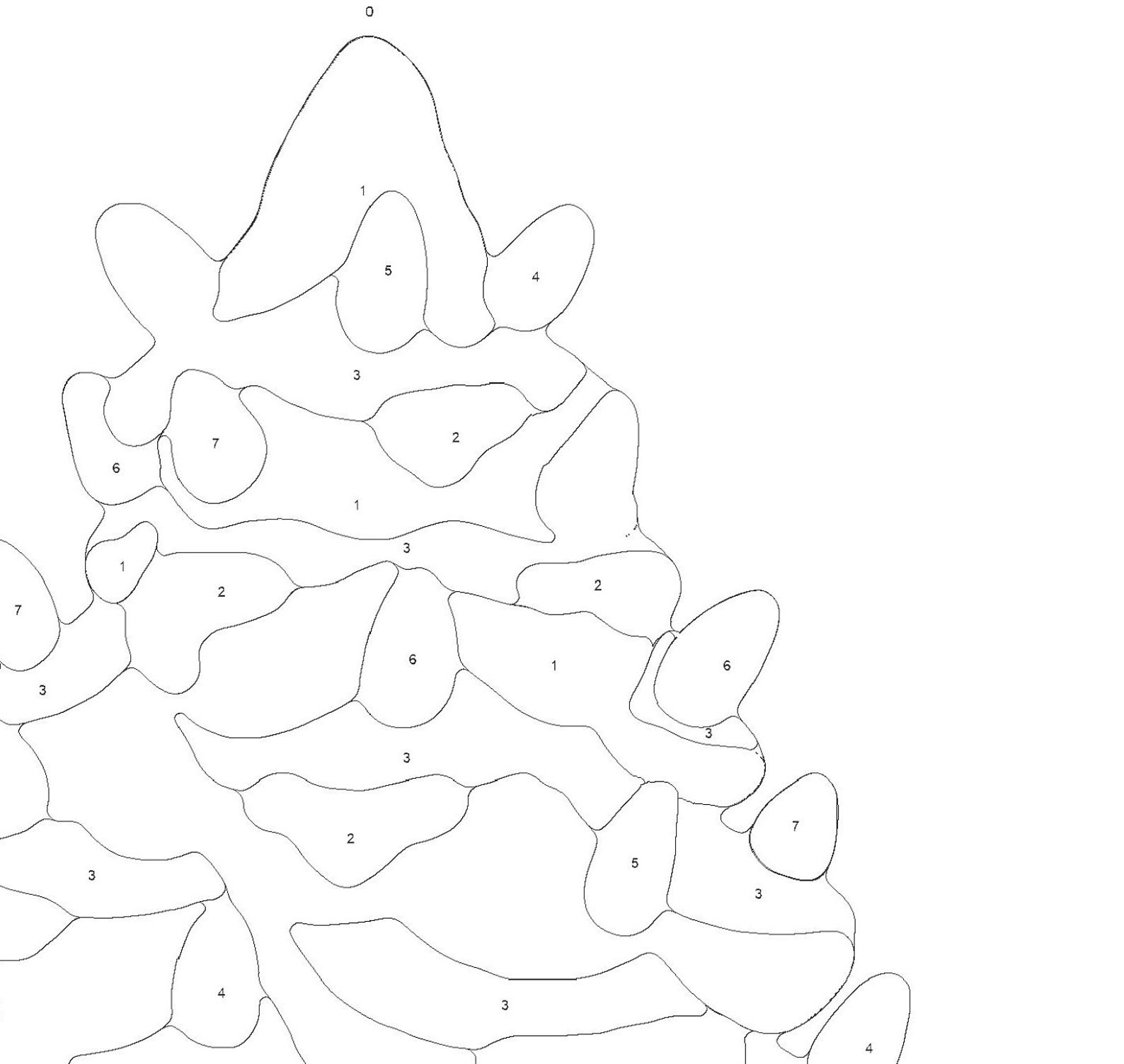 Paint by Number Kit Ceramic Christmas Tree Etsy