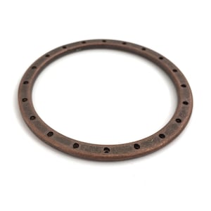 63mm Ring Pendant, String Art Kit, Round Connector, Ring With Holes, Ring Blank, Antique Copper, Made In Italy, 1pc, 1-3/8
