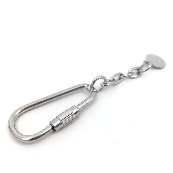 Screw Lock Key Ring Etsy