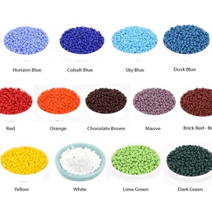 20g 6/0 or 10/0 Opaque Czech Vintage Seed Bead, Embroidery Bead, Spacer Bead, Rocaille, Colorful Craft Bead, Bulk, Wholesale, SB4-3, SB4-4
