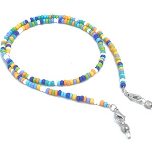 Colorful Face Mask Chain, Bead Eyeglass Chain, Sunglasses Chain, Glasses Chain, Eyeglass Lanyard, Gift For Her, LC2-4