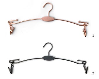 5 Metal Hanger, Custom Hanger, Wedding Hanger, Lingerie Hanger, Pant Hanger, Jewelry Hanger, Personalized Hanger, Clip Cloth Hanger, MISC1