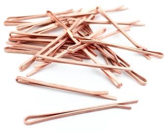 100 Bobby Pin Blank, Bridal Pin, Wedding Pin, Hair Pin, Hair Clip, DIY Hair Clip, Hair Accessory, Bulk, Wholesale, 2x55, RN
