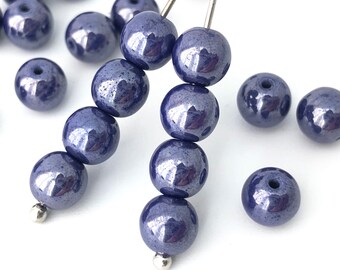 770 Perline Di Vetro Blu Per Gioielli Fai Da Te - 6 Stili, Miste, Per Bracciali E Collane