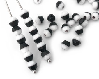 100 Perline Di Vetro Sfaccettate Ceche 8 Mm - Cristallo Labrador Argento Metallizzato - Perle Per Gioielli Fai Da Te, Collane, Bracciali - Alta Qualità Dalla Repubblica Ceca - 4