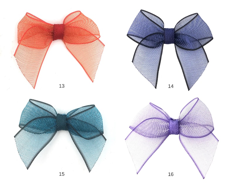 Organza Ribbon Bow Butterfly Bow Fabric Bow Mini Bow Tiny Etsy Australia