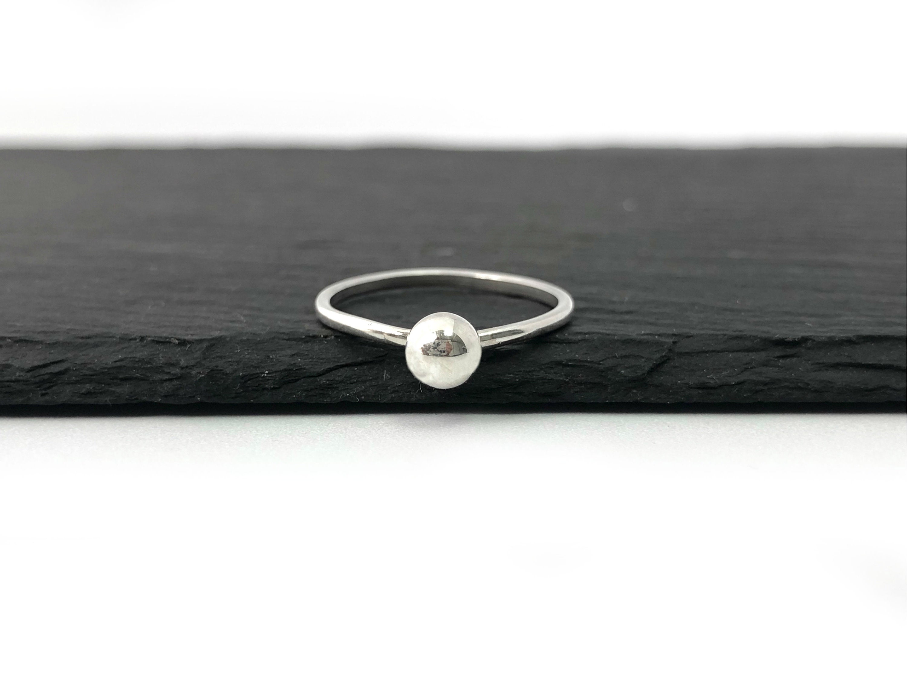 1 Pc 925 Sterling Silver Ring, Thin Ring, Stackable Ring
