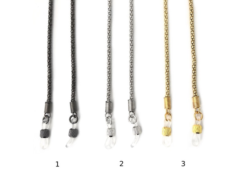 Metal Eyeglass Chain Eyeglass Holder Sunglass Chain Reading Etsy