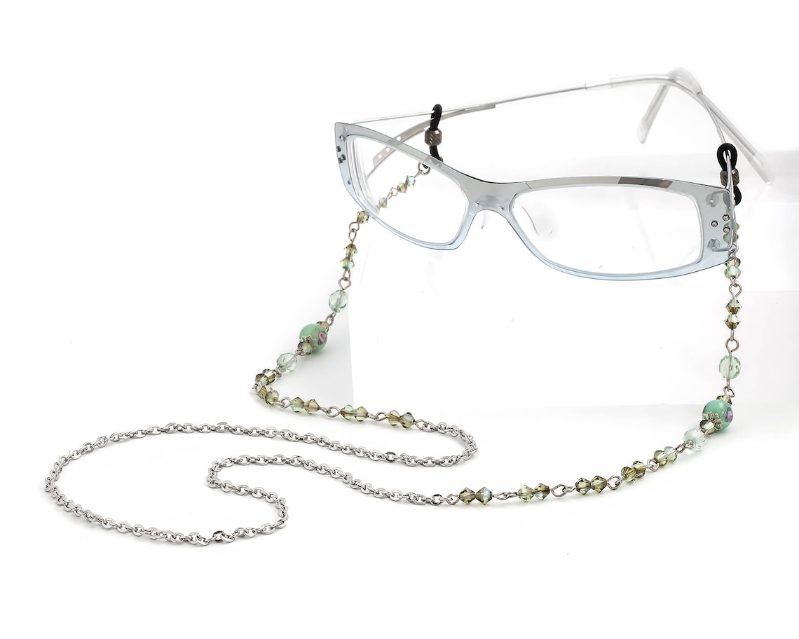 Eyeglass Chain Eyeglass Holder Eyewear Holder Necklace Etsy
