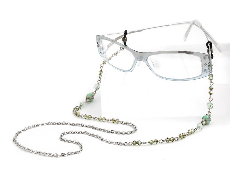 Eyeglass Chain Eyeglass Holder Eyewear Holder Necklace Etsy
