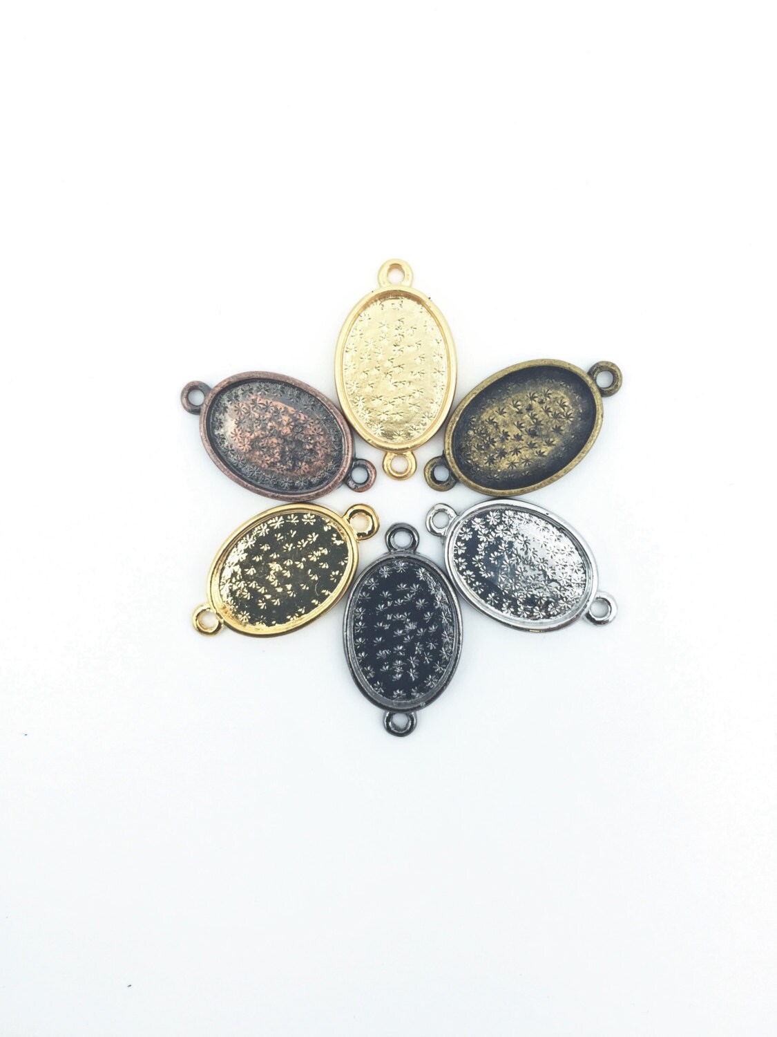 Oval Cabochon Blank Pendant Tray Bezel 