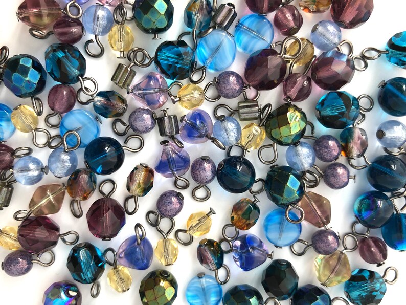 Bulk Lot 100 Dangle Bead Charm Assorted Bead Mix Bead Soup Etsy