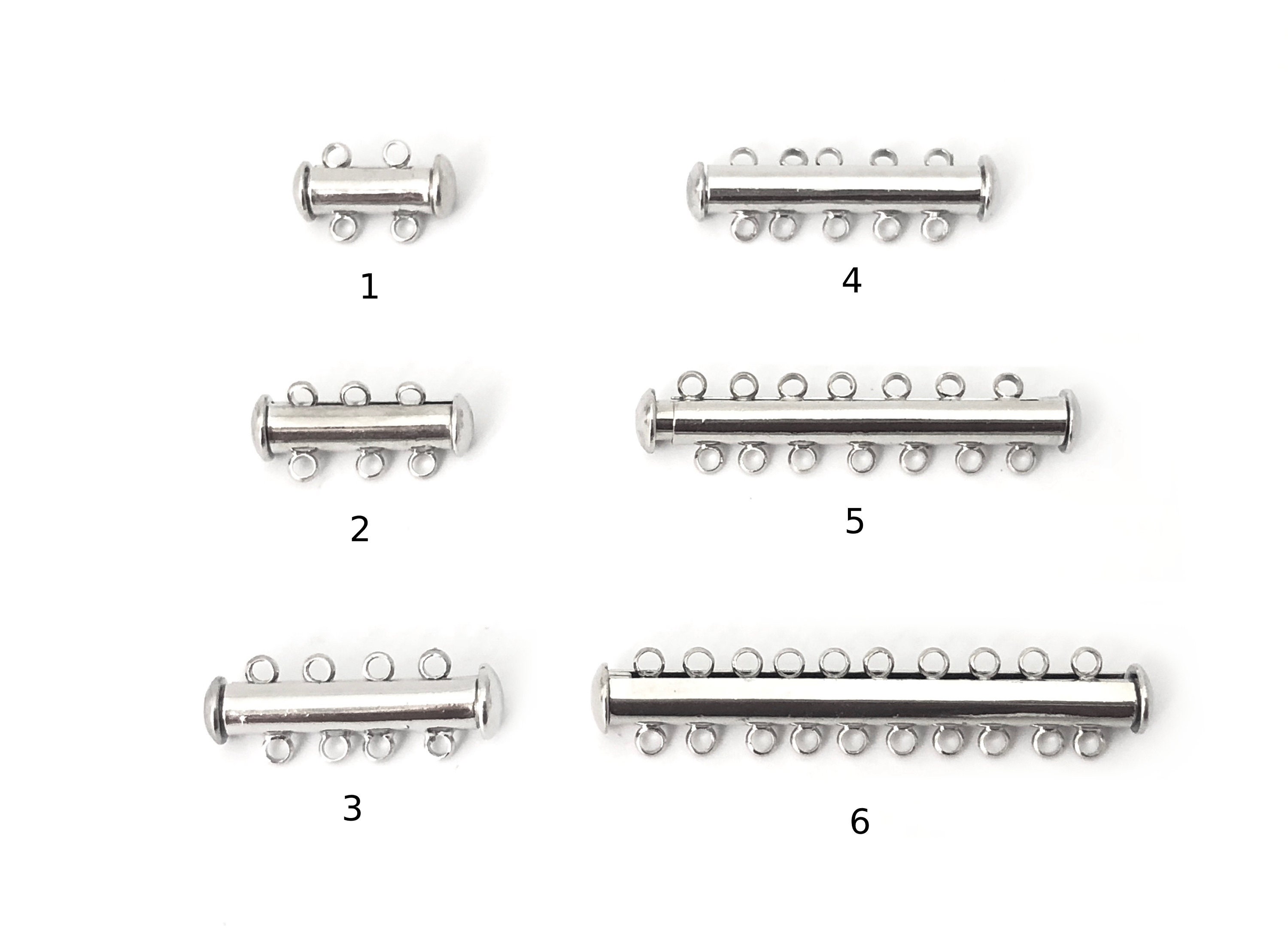 Estensori Catena Per Braccialetti Collane Fermagli Magnetici Per Gioielli Con Estensioni A Catena - Set Di 12 Pezzi In Argento Per Braccialetti E Collane Fai Da Te Chiusura Braccialetti