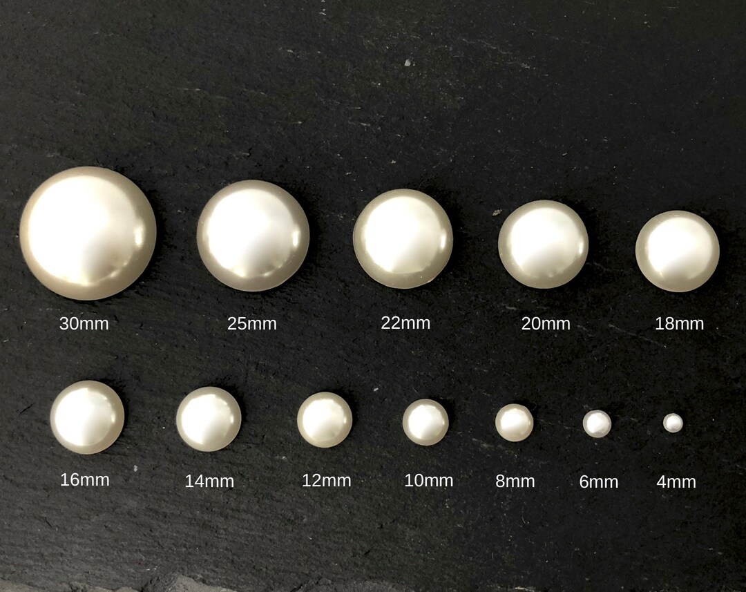 Wholesale FINGERINSPIRE 60 Pcs 25mm Beige Flat Back Pearl Extral Large  Cabochon Half Pearls Bead with Container Large Half Round Pearl Loose Beads  Gems for Shoes Wedding Dress Phone DIY Crafts Making 