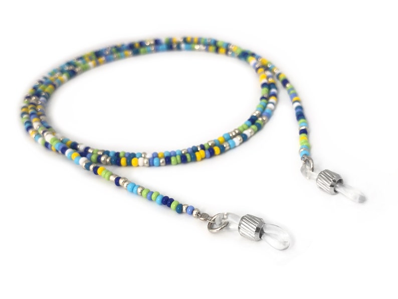 Multicolor Eyeglass Chain Glasses Chain Seed Bead Eyeglass - Etsy