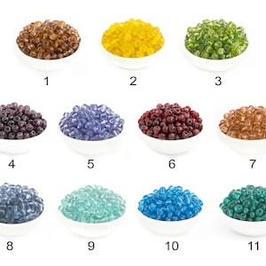 Bulk 100 Large Hole Bead, Macrame Bead, Barrel Bead, Indian Glass Beads, Big Hole, DIY Bead, Craft Bead, Jewelry Making Bead, 5x7,11 Colors,