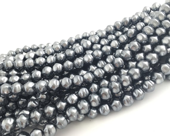 Czech Glass Pearl 20pcs Wedding Pearl Baroque Pearl 10mm Faux Pearl Ivory Bridal Pearl Bohemian Bead DIY Jewelry