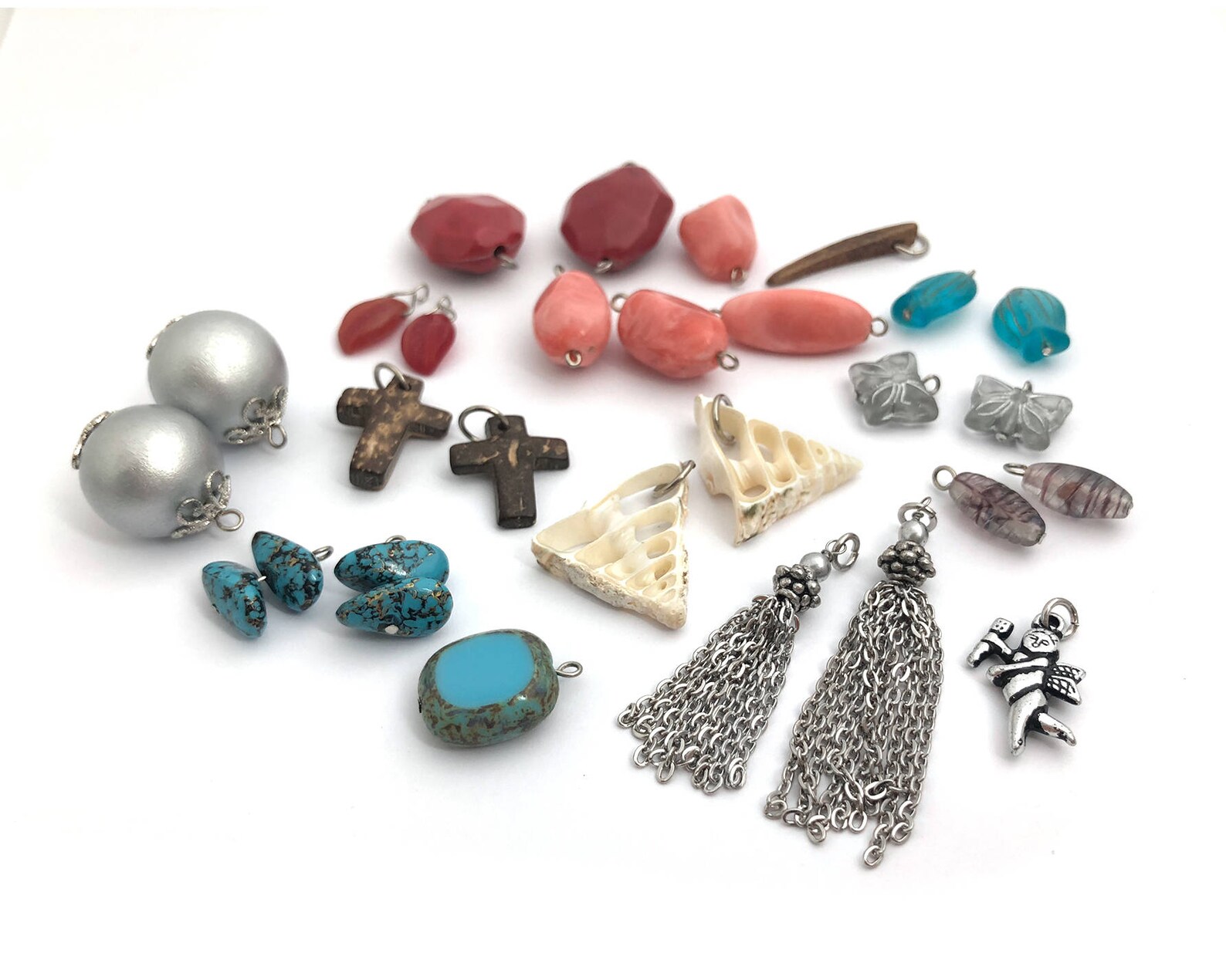 Bulk Charms Assorted Charm Bead Mix Dangle Bead Charm Metal Etsy