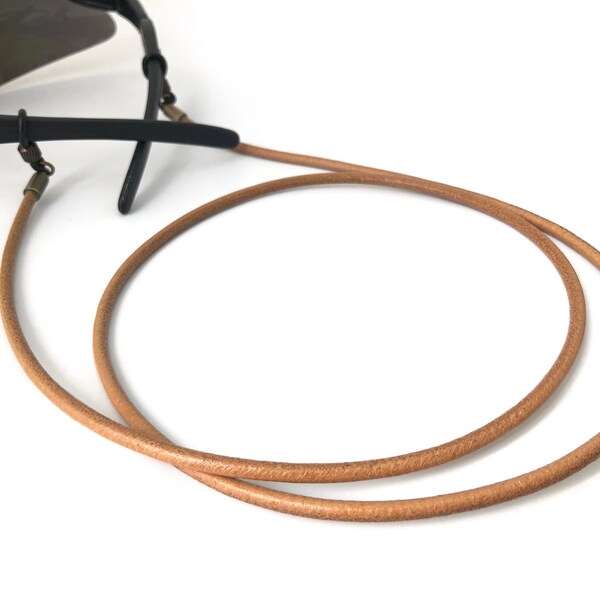 Leather Eyeglass Lanyard for Men Etsy