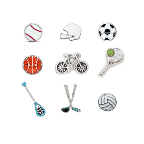Sports Floating Charm Fits Origami Owl Lockets
