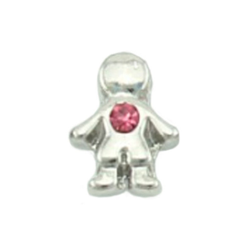 Boy Birthstone Floating Charm, fits Origami Owl Lockets image 3