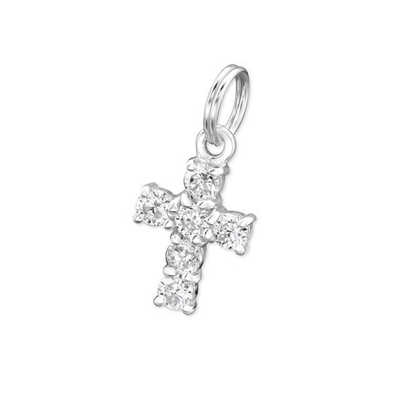 pandora cross charm necklace